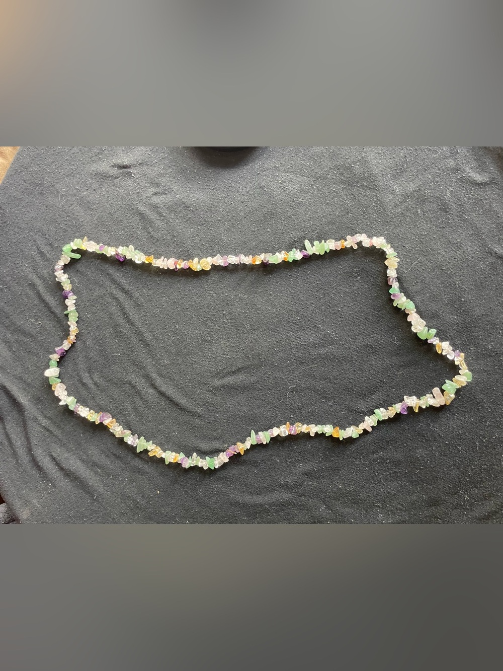 Multi-Color Gem Chip Necklace - Women Jewelry